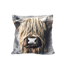 Poduszka Dekoracyjna Krowa Byk 3D 45x45 Kolor